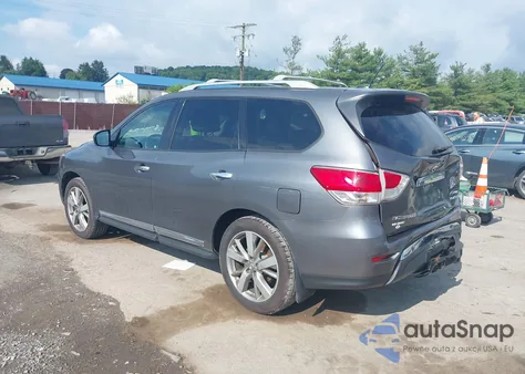 2016 Nissan Pathfinder Platinum from USA, damaged, VIN 5N1AR2MM5GC613495